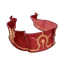 Rich Red Brocade